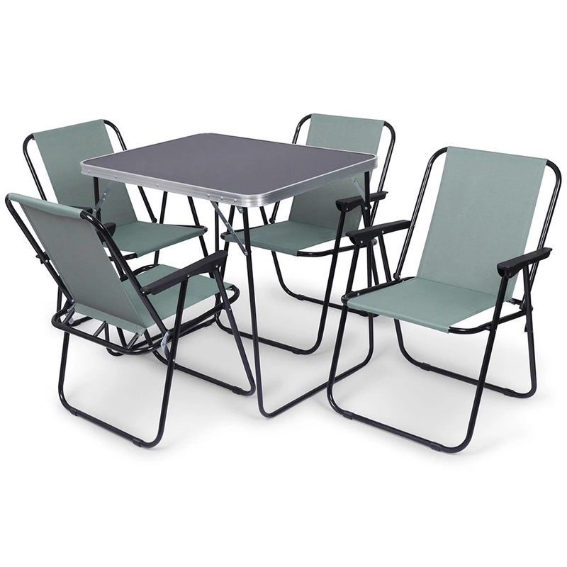 Camping Table and Chairs 5 pcs
