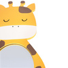 Wandspiegel Hängespiegel für Kinder Kinderzimmer zum Aufhängen mit Giraffe-Motiv robust dekorativ 35x17,5x1 cm