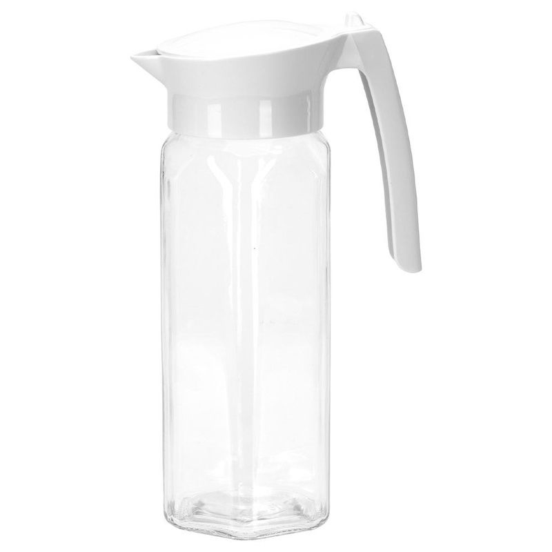 Jug Glass with Lid 1.5 l