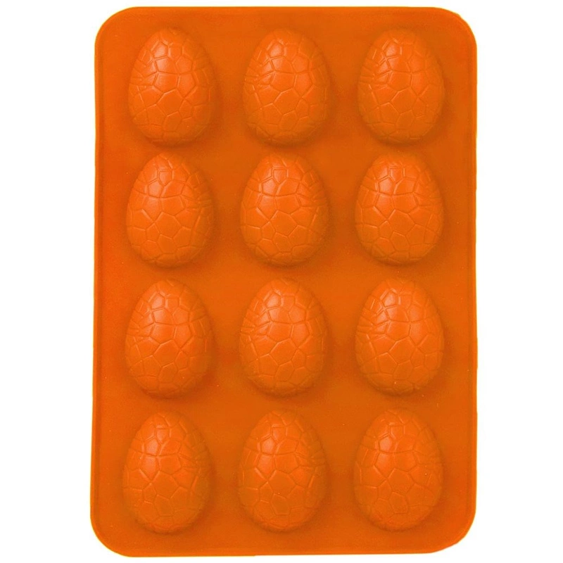 Silikonform Form für Kekse und Pralinen Backform Pralinenform orange Ostereier SILLINIE