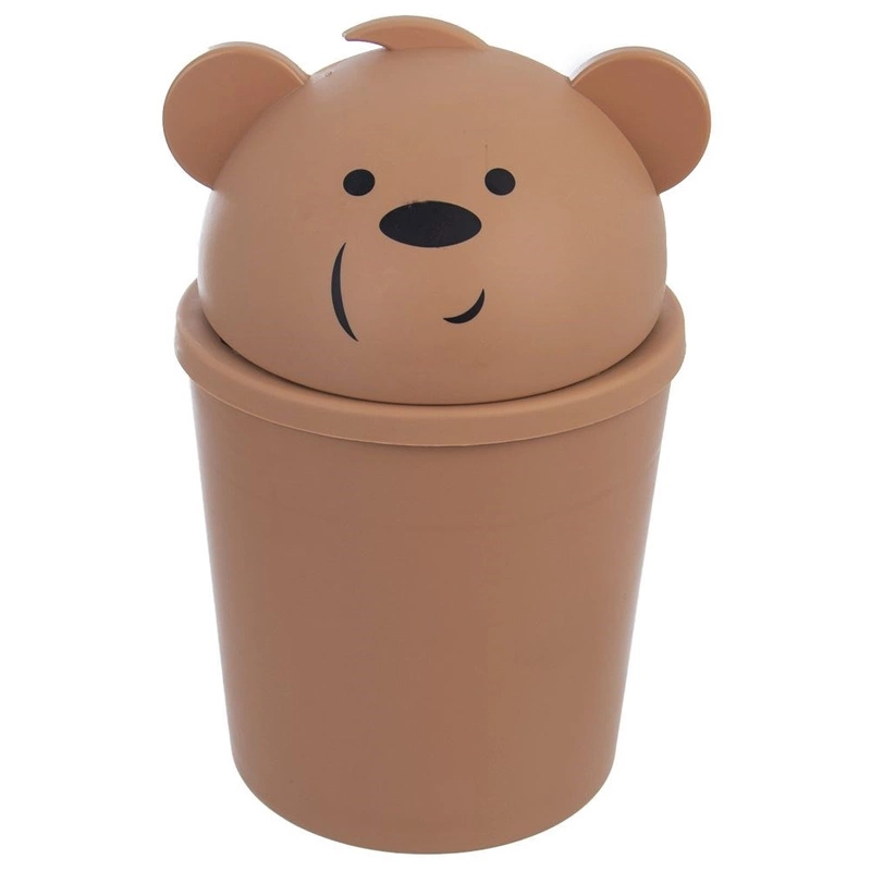 Mülleimer Abfalleimer Abfallbehälter Papierkorb für Kinder Bär 1,5 L