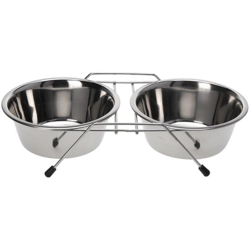 ORION Bowl for dog / cat on stand 2x0,8l set