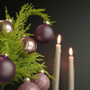 Kugeln Christbaumkugeln Christbaumschmuck Tannenbaumkugeln Weihnachtsdeko Weihnachtskugeln bruchfest Rosa Rot 26 St. Set