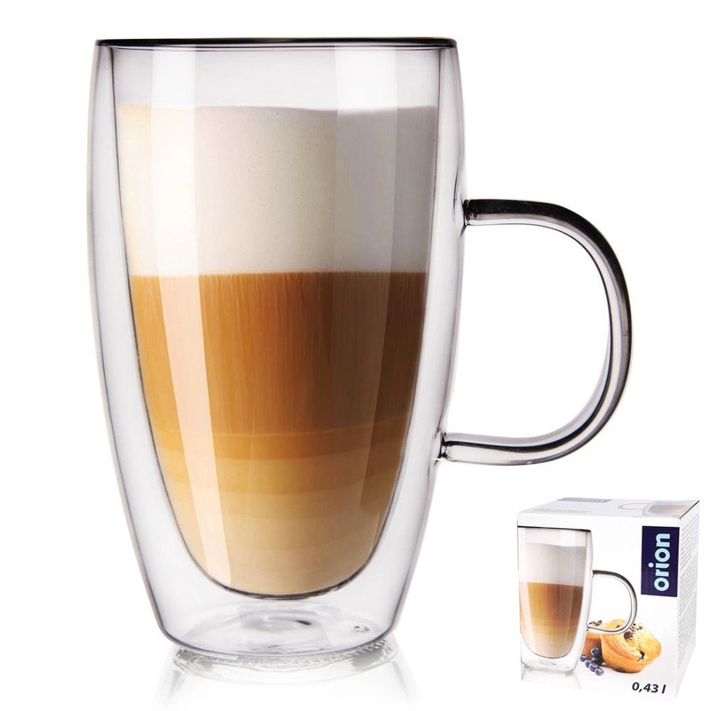 ORION Thermal glass with double wall for COFFEE  0,43L