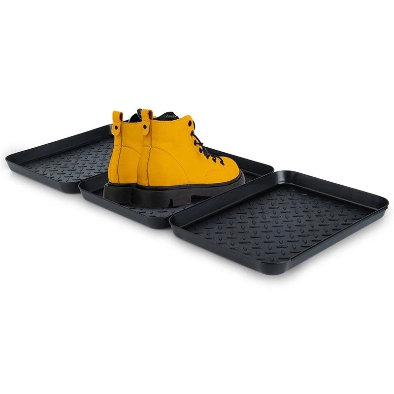 Schuhparkplatz Schuhmatte Schuhabtropfschale Schuhablage verbindbar 35x27 cm 3 Stk.