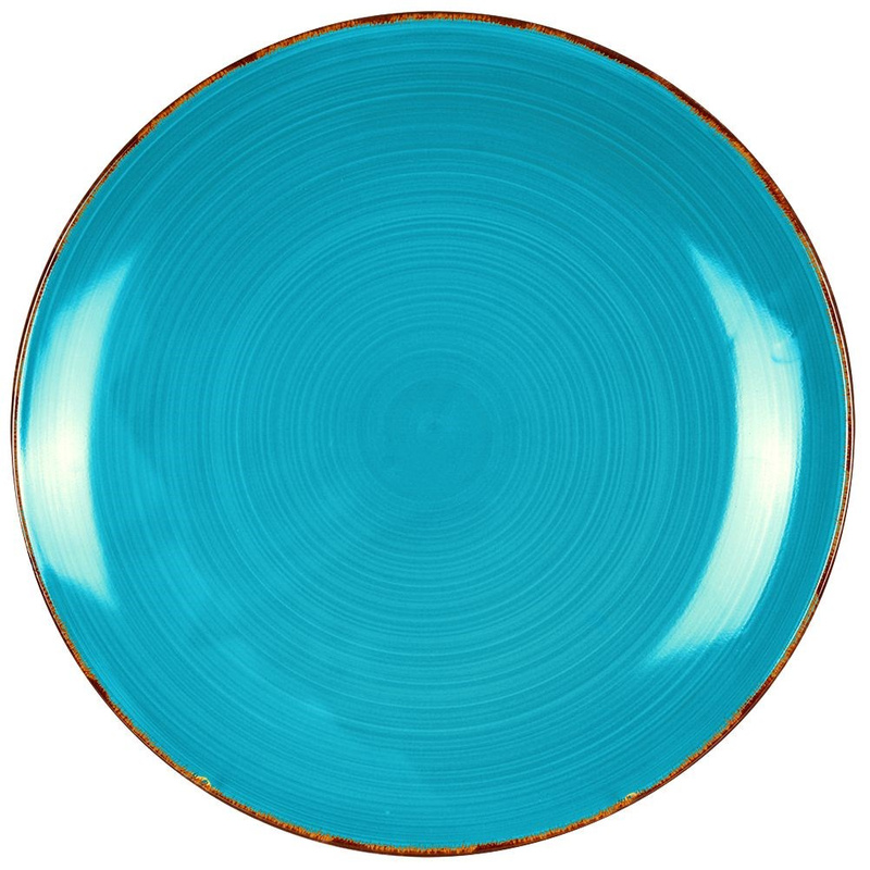 Dinnerware Set Ceramic Blue for 4 People 16 pcs