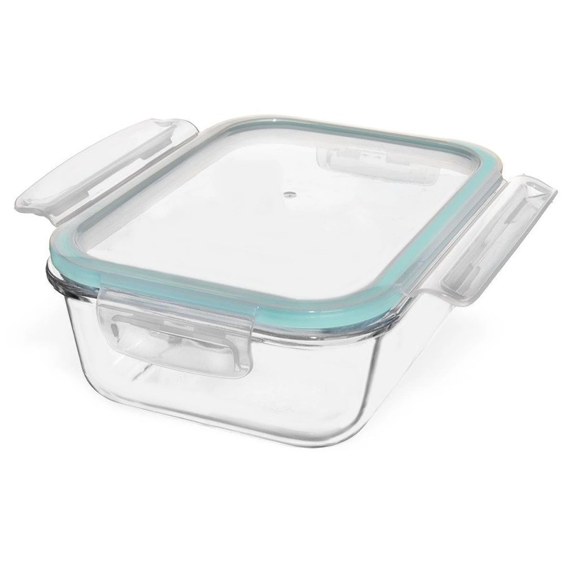 Glasbehälter mit Deckel Lebensmittelbehälter für den Ofen Mikrowelle 1,5 L