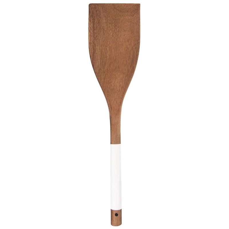 ORION Wooden ACACIA kitchen spatula 30 cm for mixing turning