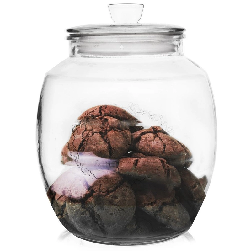ORION Glass container jar for storage 2,2L