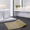 Badematte Duschvorleger BAMBUSMATTE rutschfest 50x80 cm