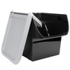 Vegetable Storage Container with Lid Gray 13 l